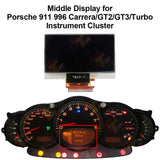 Middle Display for Porsche 911 996 Carrera/GT2/GT3/Turbo Instrument Cluster