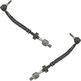 Front Inner & Outer Tie Rods Left & Right Pair Set for BMW 5 Series E39