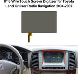 New 8" / 8-Pin Touch Screen LCD Glass for Lexus GX400/ GX460/ LS460/ LS600H Navigation Radio 2010 2011 2012