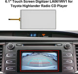 6.1inch Touch Screen Digitizer Replacement for Toyota Tundra 4Runner Tacoma Highlander Radio CD Player E7028