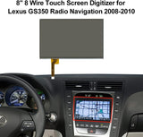 New 8" / 8-Pin Touch Screen LCD Glass for Lexus GX400/ GX460/ LS460/ LS600H Navigation Radio 2010 2011 2012