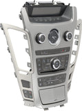 Radio Multimedia Audio Climate Control Panel/Bezel with Display Screen and Clock, Heated Seats, NO HEATED WINDSHIELD BUTTON (affects compatibility) for 2009-2013 Cadillac CTS