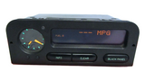 1994-98 SAAB SID SIU2 INFO INFORMATION ANALOG CLOCK DISPLAY BLACK PANEL 397463