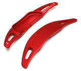 Red Steering Wheel Metal Paddle Shifter Extensions for 2015-up Mercedes A45 C63 E53 E63