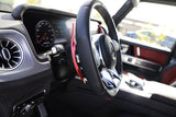 Red Steering Wheel Metal Paddle Shifter Extensions for 2015-up Mercedes A45 C63 E53 E63