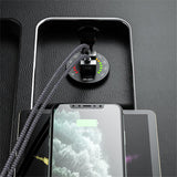 5v 4.8A Car Cigarette Lighter Socket Dual USB Port Charger Power Outlet LED ABS