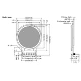 1.28 inch IPS full view TFT display LCD screen color screen module 240x240