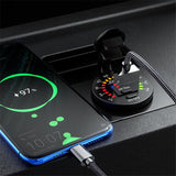 5v 4.8A Car Cigarette Lighter Socket Dual USB Port Charger Power Outlet LED ABS