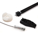 Rear Left AND Right Window Regulator Repair Kit for 2003-2010 Volkswagen VW Beetle Convertible