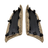 Pair Front Door Panels Armrest Lid Cover Beige for Honda Accord Sedan 2008-2012