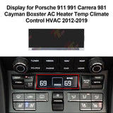 LCD Display for Porsche 911 991 982 Boxster 718 Cayman Heater Climate Control HVAC