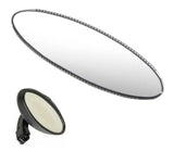 New Replacement Oval Rear View Mirror Auto Dimming Glass for BMW E46 M3 E39 M5 Cell G9H5