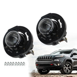 Pair Front Bumper Fog Lights Clear for 2014-2021 Jeep Grand Cherokee Lamps Set 5182021AB