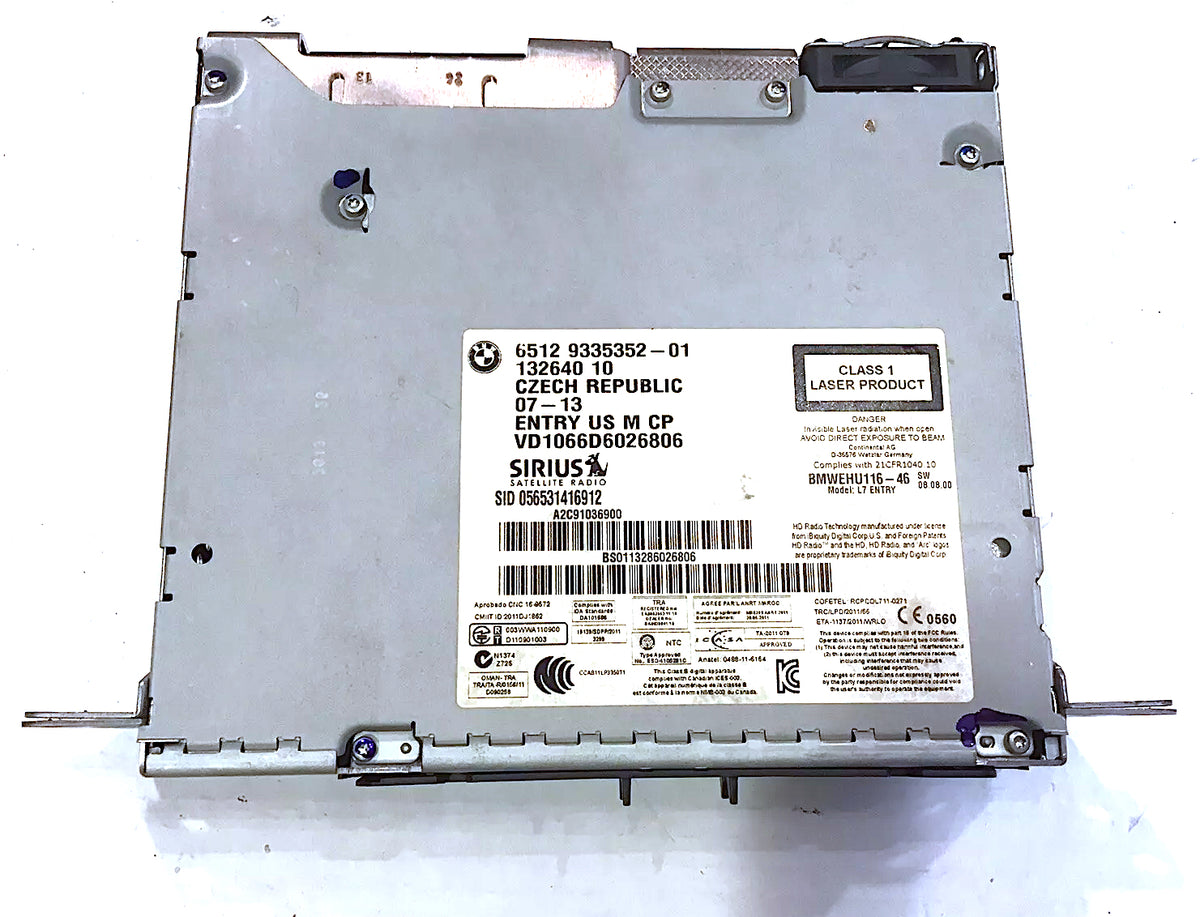 2008-2013 BMW X5 X6 Remote 6 Disc CD Changer DVD Player OEM