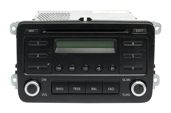 2005-2009 Volkswagen Jetta AM FM Radio CD Player OEM 1K0035161A