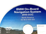 CCC Navigation Maps GPS DVD 2007 2008 BMW E90 E60 US CANADA OEM 65900426555 2007.2