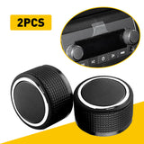 Rear Radio Volume Control Knob Set for 2007-2014 Chevrolet Silverado GMC Sierra Yukon