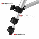Professional Camera Tripod Stand Holder Mount For iPhone Samsung Cell Phone + Bag