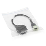 Diagnostic Scanner Adapter Connector for Kawasaki 6 Pin OBD2 Motorcycle Cable