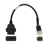 Diagnostic Scanner Adapter Connector for Kawasaki 6 Pin OBD2 Motorcycle Cable