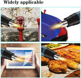 Professional 2500W Heat Gun Electric Hot Air Gun Dual Temperature LCD Display 4 Nozzles Tool