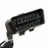 OBD2 OBDII Y Splitter Adapter Extension 16 Pin Male to Dual Female Connector L