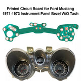 Printed Circuit Board PCB for Ford Mustang 1971 1972 1973 Instrument Panel Bezel Non-Tach