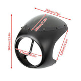 US Pit Bike Motorcycle 7" Cafe Racer Headlight Fairing & Windshield Screen Cover