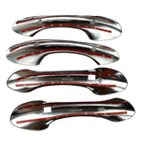 Chrome Door Handle Cover Trim for Hyundai Santa Fe 2019 2020 2021 ABS New