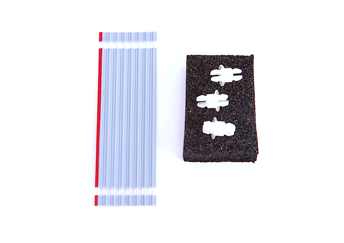 Power Supply Cable and Mounting Clips C4 Corvette Cluster Gauge Instru