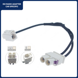 Aerial Adaptor Single Fakra Double Twin Dual for Audi VW Skoda Seat RCD210 RCD330 RCD360 VW T5.1 T6 AL369