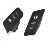 Pair Central Door Lock Switch Button Left & Right For Audi A6 S6 RS6 4F1962107
