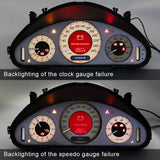 Gauge Face with EL Cold Light Instrument Panel for Mercedes W211 260KM/H White