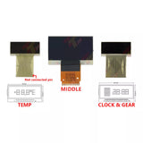 Set Left, Right, Central Clip In Display for Mercedes-Benz E-Class W210, CLK W208 Instrument 2000 2001 2002 2003