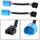 Pair 9007 to H4 Headlights Conversion Harness Adapter Wire Cable for Hummr H2