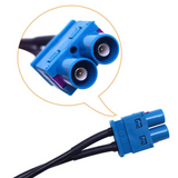 Aerial Adaptor for VW Bora Crafter Golf Jetta Twin Dual Fakra Amplified Antenna