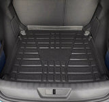 Rubber Trunk Cargo Mats Liner for BMW X3 E83 2004-2010 Black All-Weather TPE