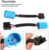 Pair 9007 to H4 Headlights Conversion Harness Adapter Wire Cable for Hummr H2