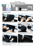 Navigation Touchscreen Display Panel Protector Tempered Glass 9-inch for 2018-2025 Volvo XC60