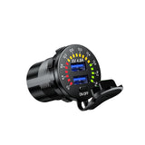 5v 4.8A Car Cigarette Lighter Socket Dual USB Port Charger Power Outlet LED ABS