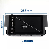 Navigation Display Touch Screen for 2016-18 Honda Civic Radio OEM 39710-TBA-A11