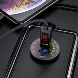 5v 4.8A Car Cigarette Lighter Socket Dual USB Port Charger Power Outlet LED ABS