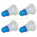 10x T3/T4/T4.2/T5 Neo Wedge Blue Light Halogen Bulbs for Ford Jaguar Dash HVAC Climate Heater Control