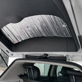 Rear Windshield Cargo Privacy Sunshade for VOLVO XC60 2018-2025 Black Silver