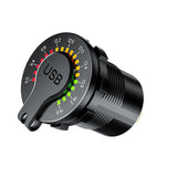 5v 4.8A Car Cigarette Lighter Socket Dual USB Port Charger Power Outlet LED ABS