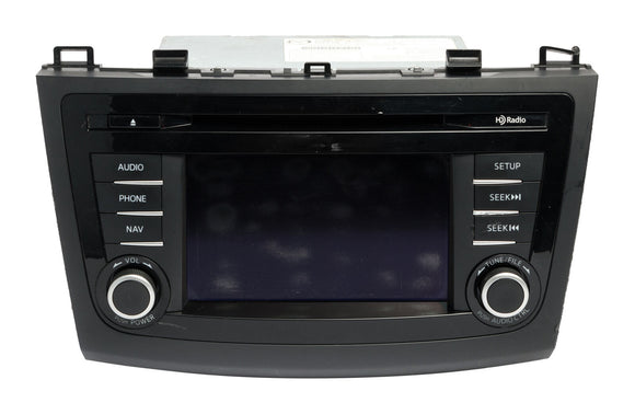 2012-2013 Mazda 3 AM FM Radio Navigation Screen Single Disc CD Player BGV766DV0