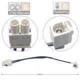 Aerial Adaptor Single Fakra Double Twin Dual for Audi VW Skoda Seat RCD210 RCD330 RCD360 VW T5.1 T6 AL369