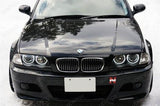BMW E39 E46 3-Series 5-Series Xenon White Headlight SMD 7000K LED Angel Eyes Halo Rings Kit