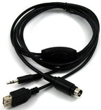 GROM Audio 35USB AUX-in 3.5mm Audio and 5V USB Charging Cable, 5FT