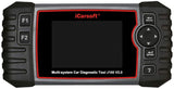 iCarsoft J100 V2.0 Diagnostic Scan Tool for Japanese Vehicles Toyota/Lexus/Scion/Isuzu/Nissan/Infiniti/Mitsubishi/Honda/Acura/Mazda/Subaru +Oil Reset +EPB+BMS+DPF+SAS+ETC+BLD+INJ